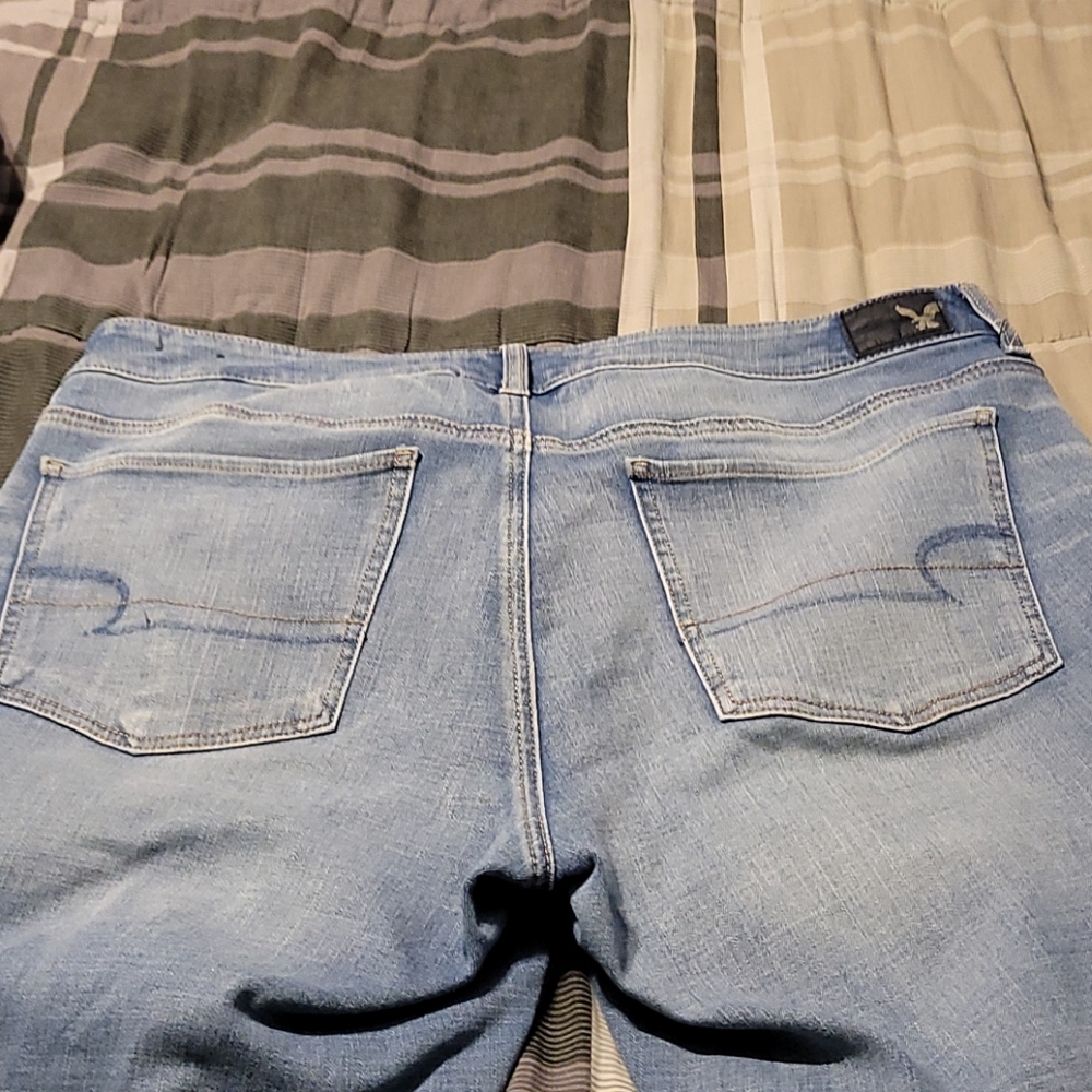 American Eagle 360 super stretch straight crop